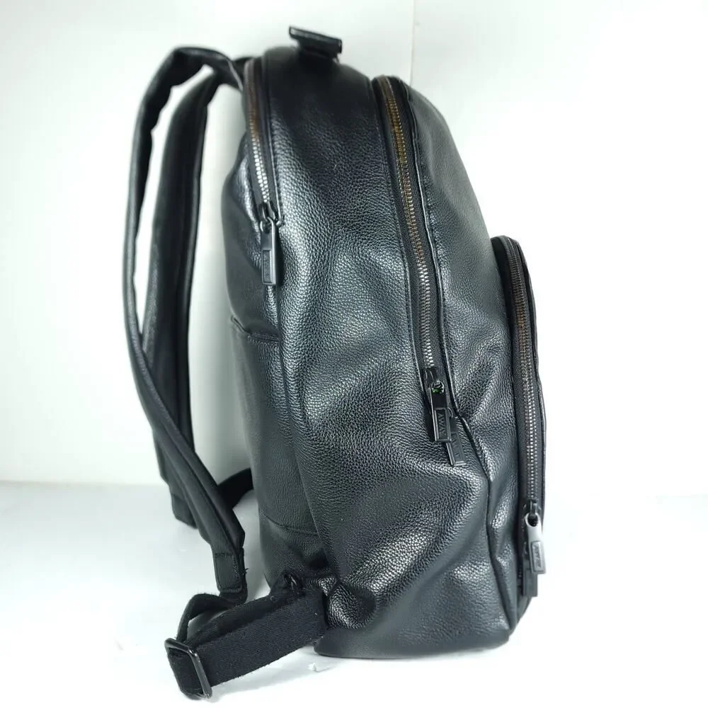 Away X Kode With Klossy Black Leather Travel Minimalist Backpack